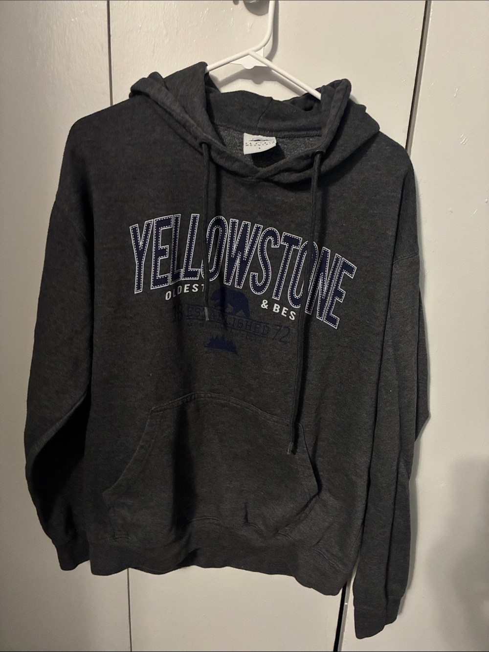 Yellowstone Charcoal Hoodie Sweatshirt